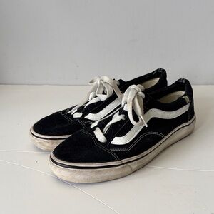 Vans Old Skool Black White Skate Shoes Women’s 8.5 Classic PC Consignment